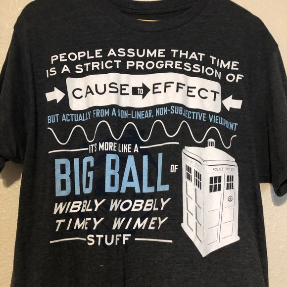 Doctor Who Wibbly Wobbly Timey Wimey Stuff - L - Picture 2 of 5